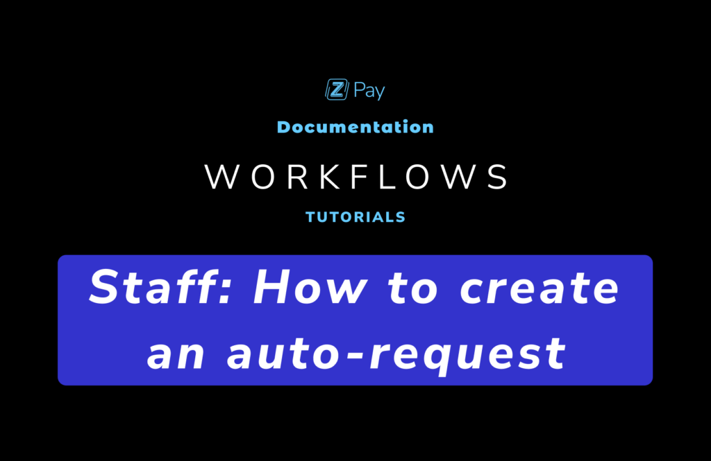 Staff, Brand & Agency – How to create auto-requests