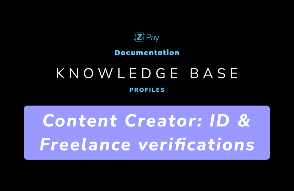 Read more about the article Content creator – ID and Freelance verification