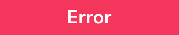 Error